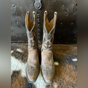 Leather Cowgirl Boots